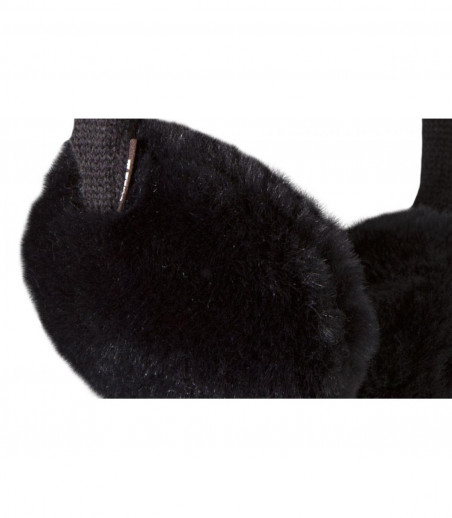 Plush earmuffs black Barts Plush earmuffs black Barts